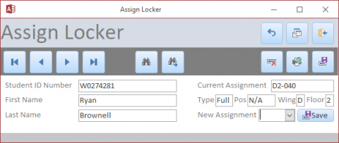 locker assignment template free